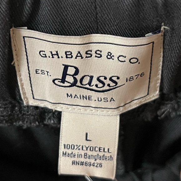 G.H. Bass & Co. Charcoal Jogger Pants Women’s Size Large - Picture 4 of 8
